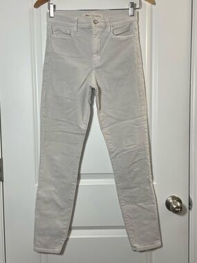 Gap 1969 Super High Rise True Skinny Pants Size 27 Beige Soft Stretch